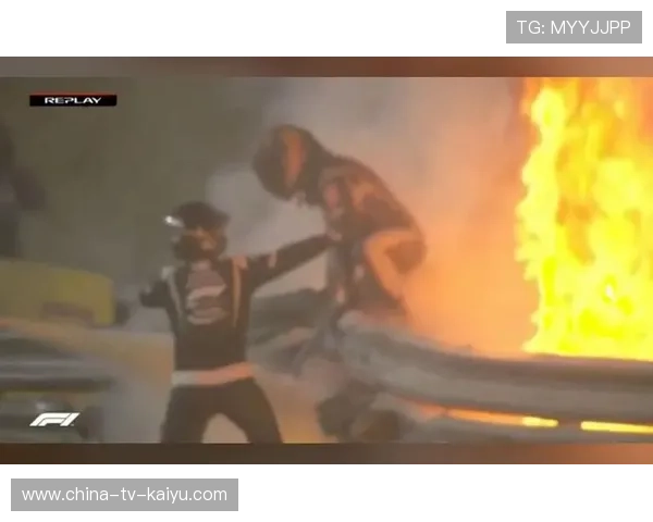 F1 维修区惊魂！起火画面吓坏车手